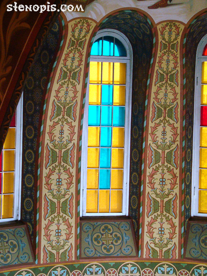 Орнаменты в росписи собора